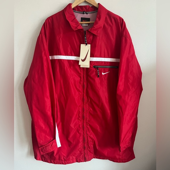 Vintage Nike Jacket / XXL / Red / New With Tags / 90s - Picture 3 of 9